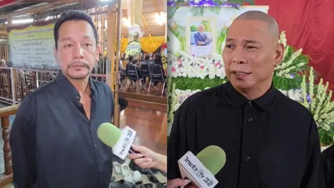 โหน่ง ชะชะช่า-เท่ง เถิดเทิด ร่วมงานศพ สังข์ ดอกสะเดา เผยคำพูดที่ฝากบอกยมบาล