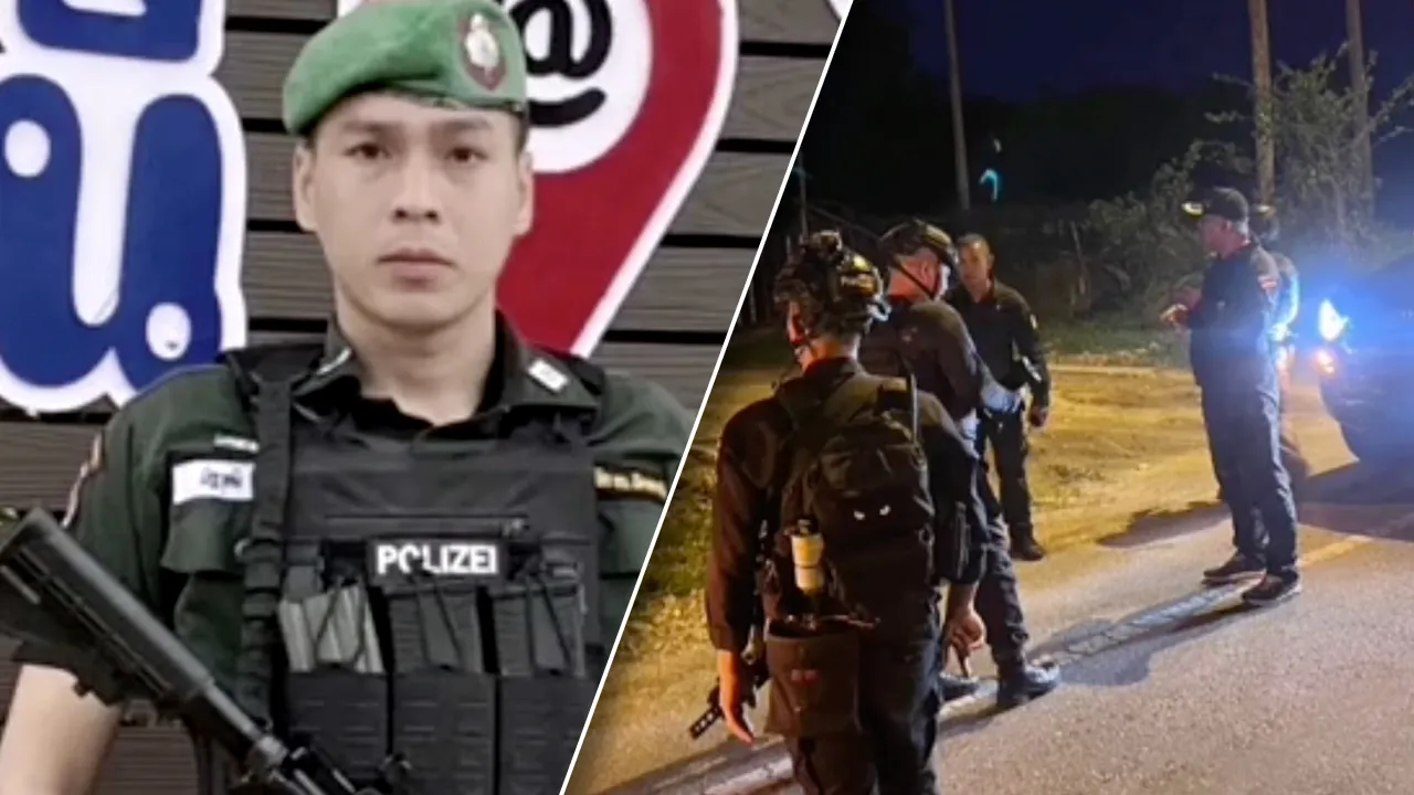 คนร้ายซุ่มยิง "ตำรวจ" หน้าโรงพักเสียชีวิต เร่งปิดล้อมพื้นที่ ล่าตัวผู้ก่อเหตุ