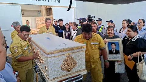 ล้อมคอกจุดตัดทางรถไฟ ญาติติดต่อรับศพเหยื่อรายที่ 8 ด้วยความโศกเศร้า