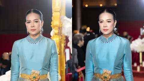กบ ปภัสรา สวยสมมง งามทรงคุณค่าสุดภูมิใจใส่ชุดไทยบรมพิมานเฉิดฉายในงาน