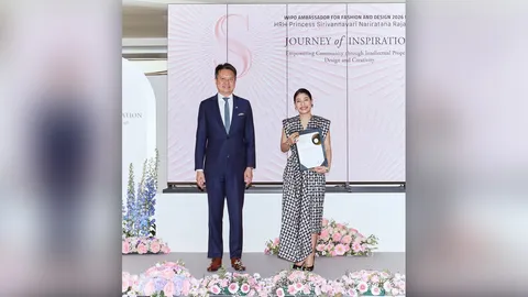 เจ้าฟ้าสิริวัณณวรี ทรงรับดำรงตำแหน่งทูตด้านแฟชั่นและการออกแบบ WIPO พระองค์แรกของโลก
