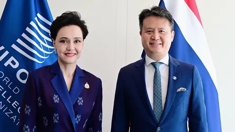 "ศุภจี" ถก WIPO ดัน IP Finance และสินค้า GI ยกระดับเศรษฐกิจไทย