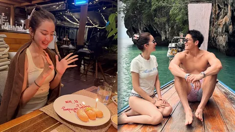 “อาเล็ก ธีรเดช”จัด Pre Birthday หวานฉ่ำเซอร์ไพรส์ “โบว์ เมลดา” ริมทะเล ฉลองอายุ 30 เป็นสาวเต็มตัว