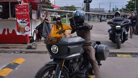 โฆษก ตร. ร่วมปล่อยแถวบิ๊กไบค์ "HD Police Thailand" ปลุกกระแส "เปิดไฟใส่หมวก"