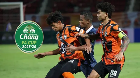 ผลบอลสด บุรีรัมย์ ยูไนเต็ด ชนะ พีที ประจวบ เอฟซี 1-0 ผงาดแชมป์ ช้าง เอฟเอ คัพ 2025-26