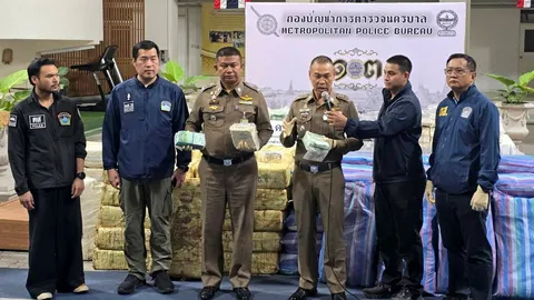 สกัดจับยาไอซ์ 1.7 ตัน 210 ล้านซ่อนแท็งก์ ขนจากภาคเหนือ ส่งขายกรุงเทพฯ