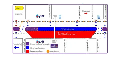 ปิดเบี่ยงการจราจรชั่วคราว ซอยสุขสวัสดิ์ 30-34 หลัง 4 ทุ่ม นาน 3 เดือน