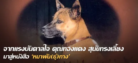 จากแรงบันดาลใจ คุณทองแดง สุนัขทรงเลี้ยง  มาสู่หนังสือ ‘หมาพัน(ธุ์)ทาง’