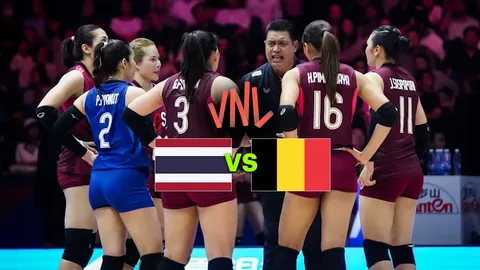 LIVE ดูวอลเลย์บอลสด ไทย พบ เบลเยียม วันนี้ (6 มิ.ย.) 14.00 น. วอลเลย์บอลหญิงเนชันส์ลีก VNL 2026