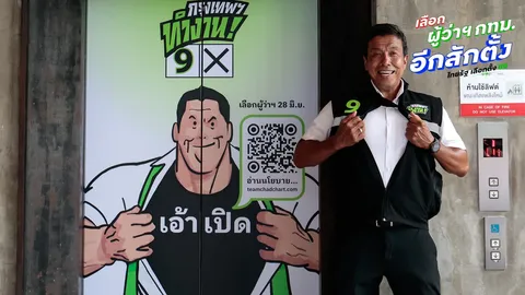“ชัชชาติ” เปิดมิติใหม่ ใช้ป้ายแนวศิลปะตีความนโยบาย หวังเปลี่ยนป้ายหาเสียงไม่ให้รกรุงรังรบกวนเมือง 