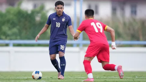 ผลบอลสด ทีมชาติไทย U23 เสมอ คีร์กิซสถาน 1-1 ฟุตบอลอุ่นเครื่อง ฟีฟ่า เดย์ เดือน มิ.ย.