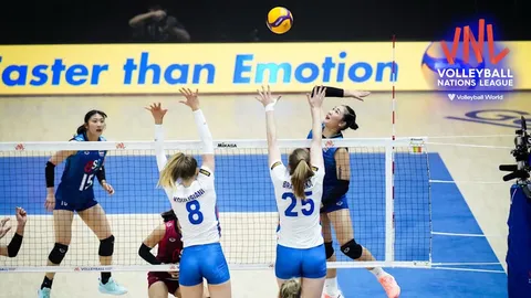 ผลวอลเลย์บอลสด "วอลเลย์บอลหญิงทีมชาติไทย" แพ้ "เช็ก" 0-3 เซต "VNL 2026" สัปดาห์ 1 นัด 4