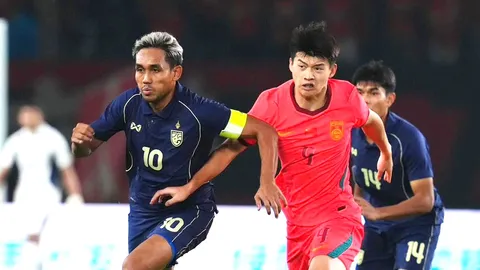 ผลบอลสด "ทีมชาติไทย" บุกเสมอ "ทีมชาติจีน" 0-0 ฟุตบอลอุ่นเครื่อง ฟีฟ่า เดย์ เดือน มิ.ย.