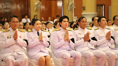 สส.พรรคไทรวมพลัง ร่วมพิธีบำเพ็ญพระราชกุศลสวดพระอภิธรรมพระศพ “พระองค์ภา”