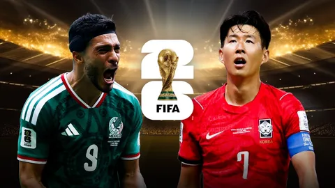 LIVE ดูบอลสด เม็กซิโก พบ เกาหลีใต้ บอลโลกวันนี้ (19 มิ.ย.) 08.00 น. ฟุตบอลโลก 2026 รอบแบ่งกลุ่ม