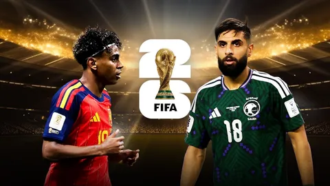 LIVE ดูบอลสด สเปน พบ ซาอุดีอาระเบีย บอลโลกคืนนี้ (21 มิ.ย.) 23.00 น. ฟุตบอลโลก 2026 รอบแบ่งกลุ่ม