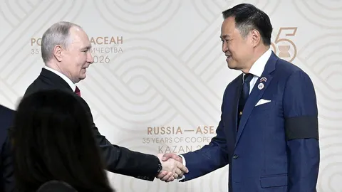 อนุทินหารือปูติน จับมือทวิภาคี ลงนามรับรอง ปฏิญญาคาซาน พรรคประชาชนฉะยับดีอี
