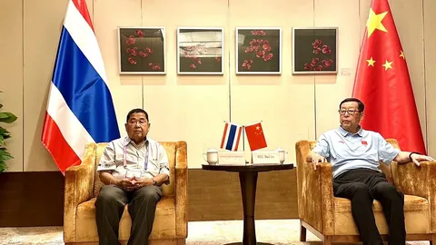 “เสธ.หมึก” เยือนจีน แลกเปลี่ยนองค์ความรู้  ส่งนักปั่นลู่ซ้อมเทียนจิน–ต่อยอดขาไถเอเชีย