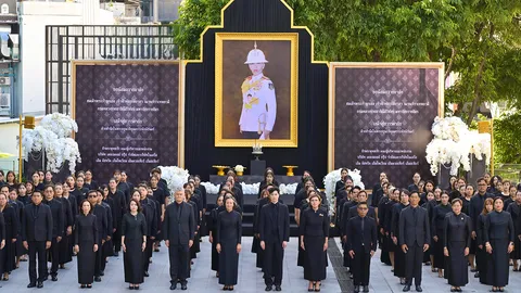 กลุ่มบริษัทเดอะมอลล์ จัดพิธีบำเพ็ญกุศลสัตตมวาร และพิธีน้อมถวายความอาลัย เจ้าฟ้าพัชรกิติยาภาฯ