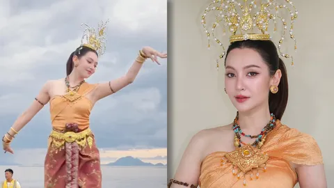 “เบลล่า ราณี” ร่วมพิธีบวงสรวงรำถวายองค์พ่อปู่ภุชงค์นาคราช