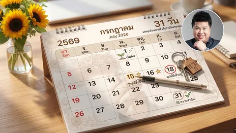 ฤกษ์มงคล กรกฎาคม 2569 รวมฤกษ์ดี ฤกษ์แต่งงาน ขึ้นบ้านใหม่ วันไหนดี เสริมเฮงรับทรัพย์