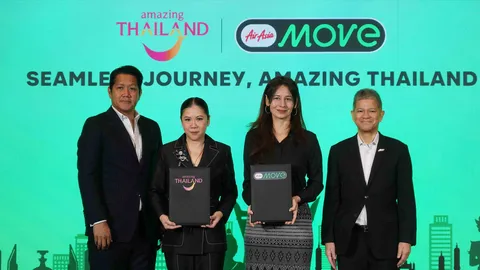 ททท. จับมือ AirAsia MOVE ดันบิ๊กดาต้าพลิกโฉมท่องเที่ยวไทยไร้รอยต่อ 77 จังหวัด