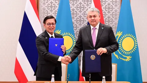 ไทย-คาซัคสถาน ลงนามแผน Roadmap ประตูสู่เอเชียกลาง หนุนนักท่องเที่ยวมาไทย