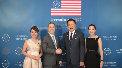 “อนุทิน-ภริยา” ร่วมงานเลี้ยงวันชาติสหรัฐฯ และครบรอบ 250 ปี การประกาศเอกราช