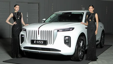 เมโทร กรุ๊ป เปิดตัวอีวีหรู "หงษ์ฉี" เป็นทางการในไทย เปิดราคา 2.99 ล้าน HONGQI E-HS9 ลอตแรก 400 คัน