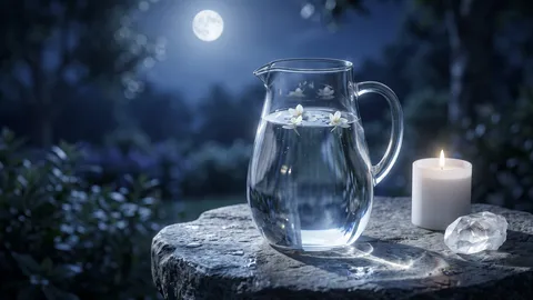 ฮาวทูทำ "Moon Water" น้ำรับพลังจันทร์ซ้อนจันทร์ เสริมเสน่ห์ 4 ขั้นตอนทำเองง่ายๆ
