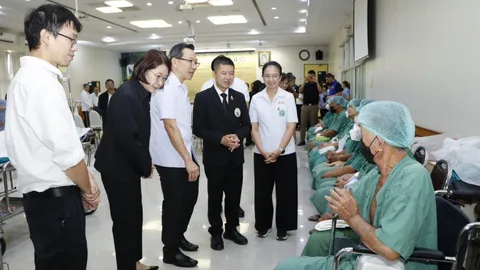 จ.ราชบุรี ร่วมกับ มูลนิธิธรรมาภิบาล เปิดคัดกรองมะเร็งลำไส้ใหญ่ ถวายพระกุศลแด่สมเด็จพระสังฆราช
