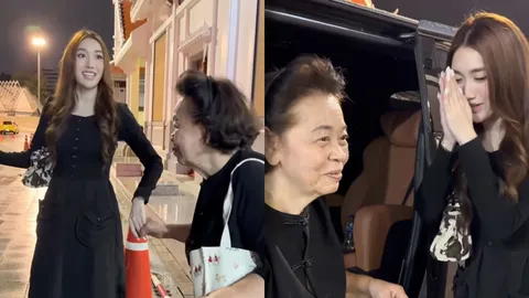 "เบสท์ คำสิงห์" ซื้อรถตู้ป้ายแดง พาแม่ของ นุ้ย สุจิรา ขึ้นมานั่งให้พรแทนคุณยายที่จากไป