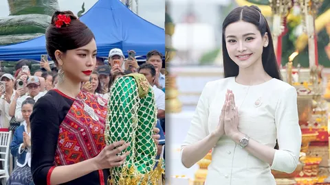 ด้วยศรัทธา “อิงฟ้า” ร่วมพิธีบวงสรวงใหญ่ พญาศรีสัตตนาคราช เชื่อตั้งแต่นับถือชีวิตดีขึ้นเรื่อยๆ