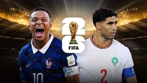 LIVE ดูบอลสด ฝรั่งเศส พบ โมร็อกโก ฟุตบอลโลก 2026 รอบ 8 ทีมสุดท้าย คืนนี้ (9 ก.ค.) 03.00 น.