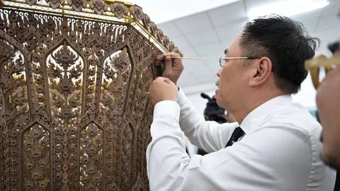 คืบหน้า 90% จัดสร้างพระเมรุมาศ-งานพระราชพิธีถวายพระเพลิงพระบรมศพ “พระพันปีหลวง”