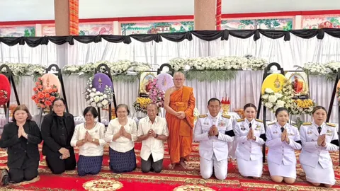 กมธ.ศาสนาฯ ร่วมพิธีสวดพระอภิธรรมพระธุดงค์ 7 รูป พร้อมเยี่ยมพระภิกษุอาพาธ