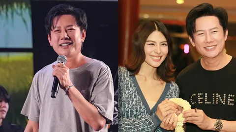 ณวัฒน์ ร้องเพลง “กลับไปถามเมียดูก่อน” หลัง หนิง ปัทมา นำพวงมาลัยขอโทษ (คลิป)