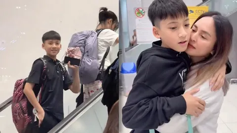 นานา ไรบีนา กอดส่ง น้องบรู๊คลิน ไปต่างประเทศ เขียนข้อความซึ้งจากใจคนเป็นแม่ (คลิป)