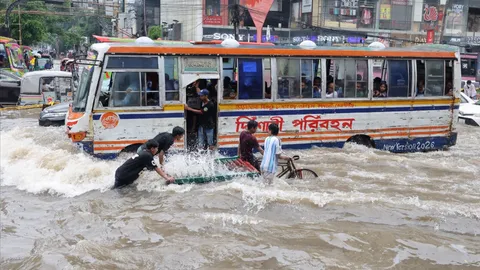 บังกลาเทศอ่วม ฝนตกหนัก-น้ำท่วมฉับพลัน คร่าชีวิตผู้คนแล้ว 51 ศพ