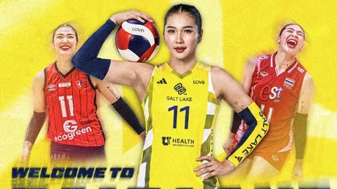 “LOVB Salt Lake” เปิดตัว “ออมสิน ศศิภาพร” ร่วมทัพ เคียงข้างดาวดังโลก 