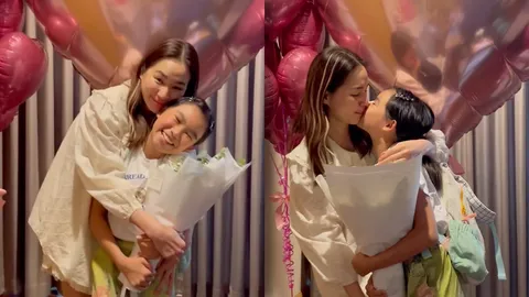 ต่าย ชุติมา เปิดภาพอบอุ่น ต้อนรับ น้องพิพิม กลับจากบอสตันแล้ว (คลิป)