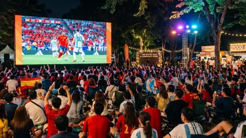 4 ปีมีครั้งเดียว ชี้เป้าจุดเชียร์สดบอลโลก 2026 รอบชิงชนะเลิศ “สเปน ปะทะ อาร์เจนตินา” ณ สวนรถไฟ
