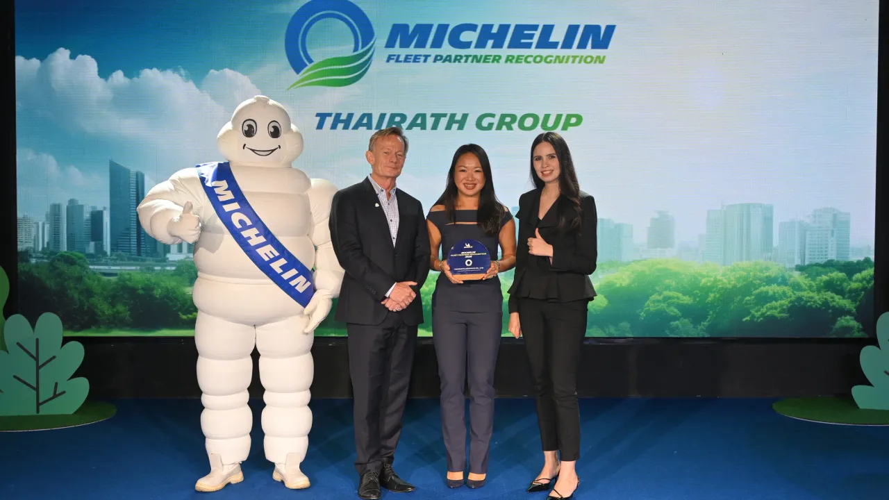 ไทยรัฐ โลจิสติคส์ รับรางวัล “มิชลิน” ชี้พลังเครือข่าย คือหัวใจการขนส่งอย่างยั่งยืน