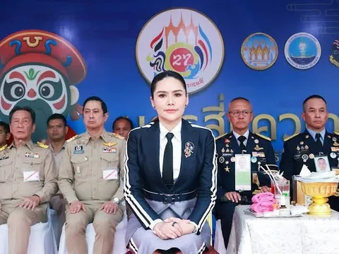 ท่านผู้หญิงอรอนงค์ฯ เป็นประธานพิธีเปิด "นครสี่แควเกมส์" กีฬาโรงเรียนกีฬา ครั้งที่ 27