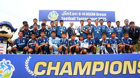 ระเบิดศึกลูกหนังเยาวชนนานาชาติ! “ยินตัน ยู-14 อาเซียน ดรีม ฟุตบอล ทัวร์นาเมนต์ 2026