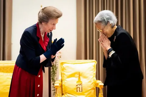  เจ้าหญิงแอนน์ พระราชกุมารี เสด็จฯ เยือนจุฬาฯ เข้าเฝ้าฯ กรมสมเด็จพระเทพฯ 