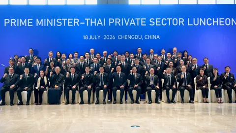 “อนุทิน” เปิดโต๊ะอาหารกลางวันฟังบิ๊กเนมเอกชนไทย ลั่นรัฐบาลพร้อมเป็นกำแพงหนุนจับคู่ธุรกิจ