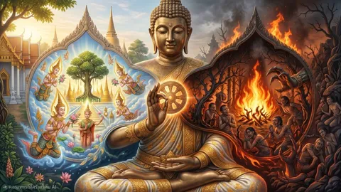 "สวรรค์อยู่ในอก นรกอยู่ในใจ" หมายถึงอะไร เปิดที่มาสำนวนไทย ลึกซึ้งกว่าที่คิด
