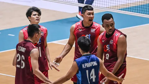 ผลวอลเลย์บอลสด วอลเลย์บอลชายไทย แซงชนะเวียดนาม คว้าอันดับ 3 SEA V Cup 2026 สนาม 1