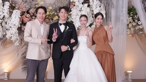 มิน พีชญา ปลื้มใจน้องชายแต่งงานแล้ว ควงแฟนหนุ่มร่วมยินดีอย่างอบอุ่น